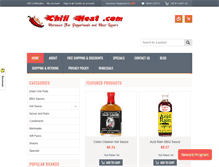 Tablet Screenshot of chiliheat.com